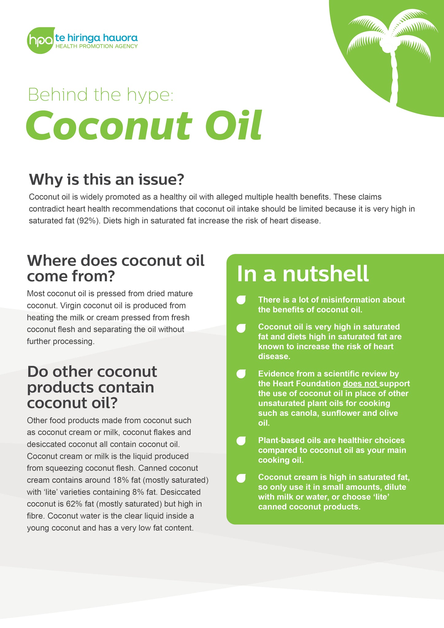 Behind the hype: Coconut oil - Digital only