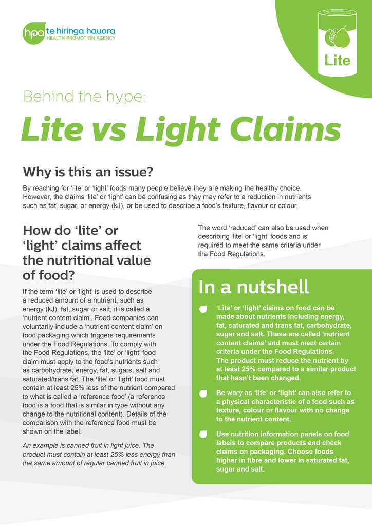 Behind the hype: Lite vs Light Claims - Digital only