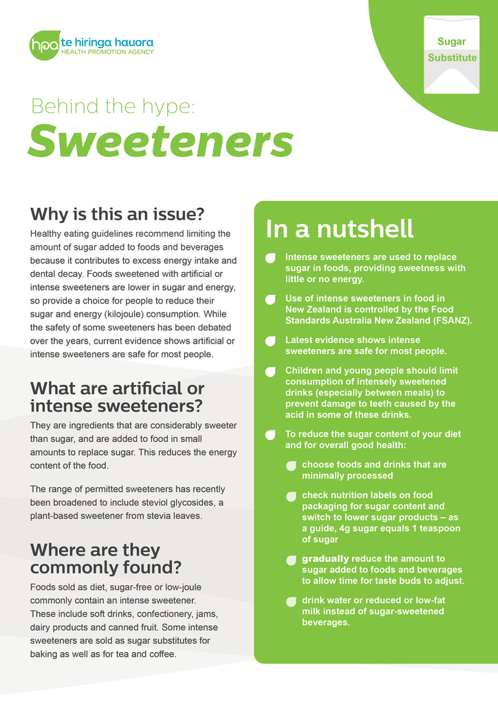 Behind the hype: Sweeteners - Digital only