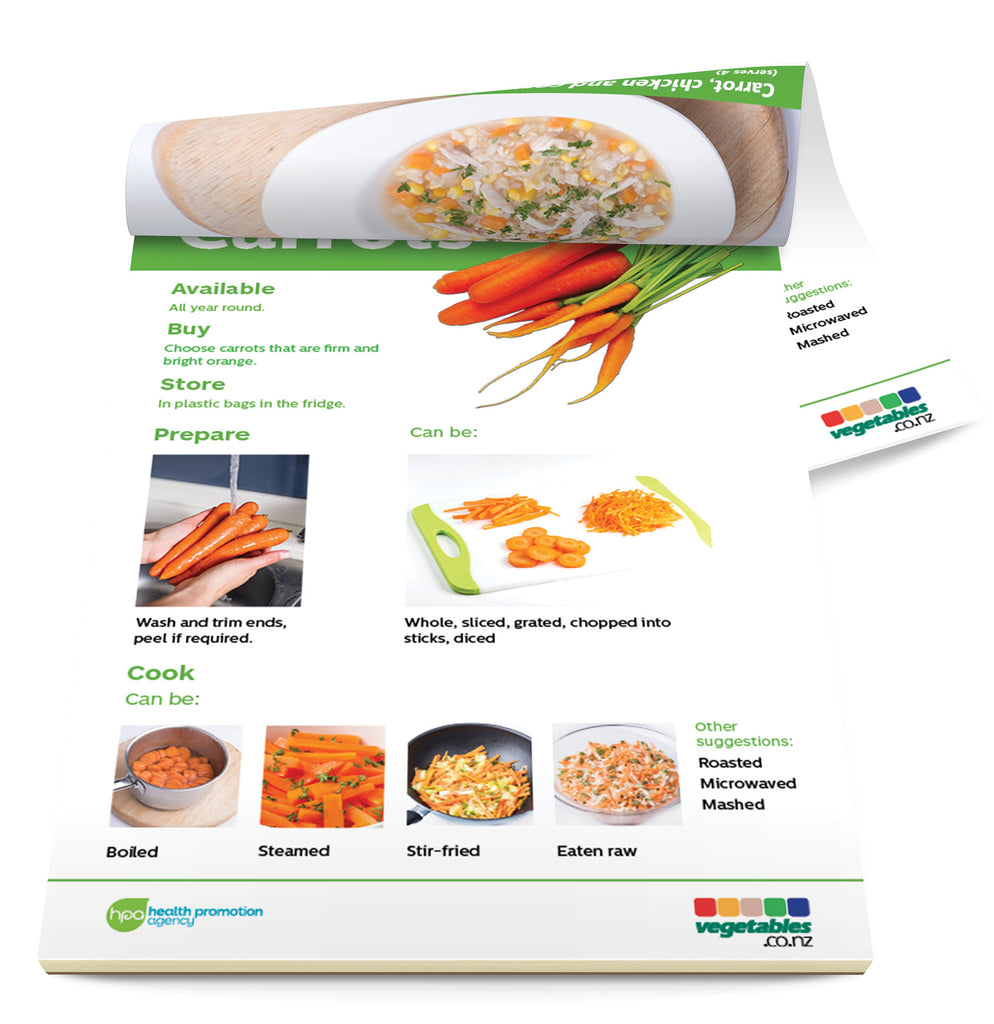 Easy meals with vegetables: Carrots - Digital only