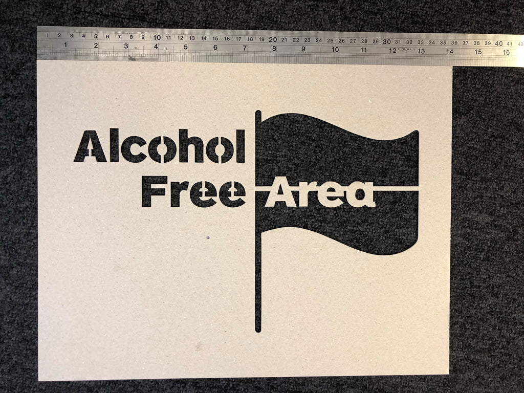 Alcohol Free Area Stencil - Small