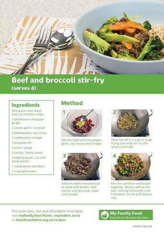 Easy meals with vegetables: Beef - Digital only
